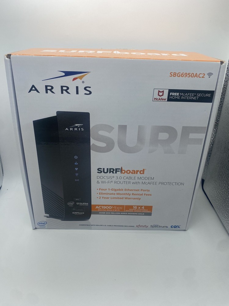ARRIS Surfboard SBG6950AC2 Cable Modem & Wi-fi Router