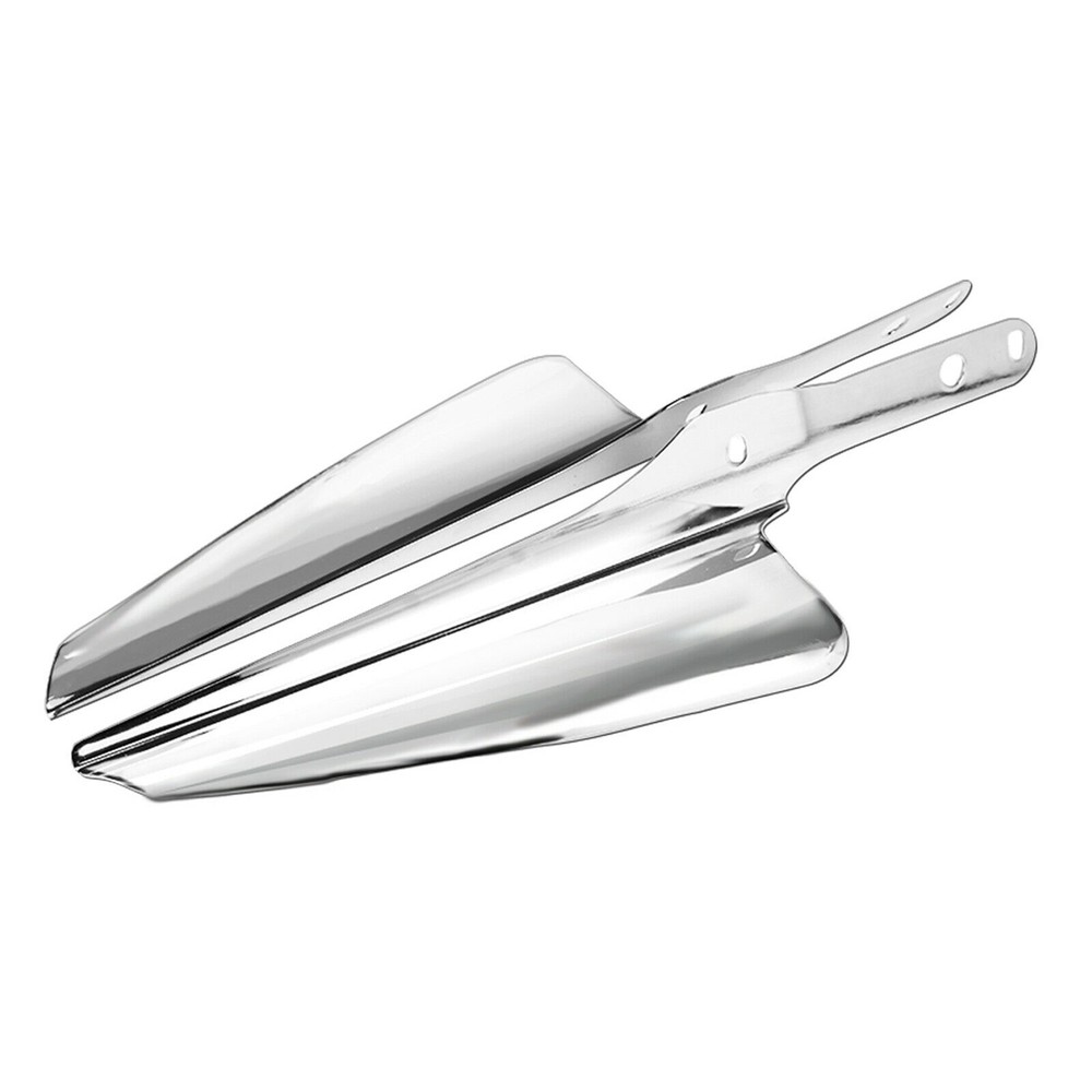 Chrome Front Fork Mount Wind Deflectors Fit For Harley Electra Glide 1995-2021