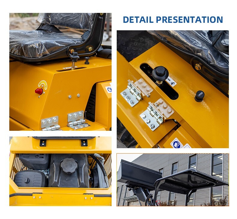 New Mini Skid Steer Loader Wheel Type Riding Skid Machine