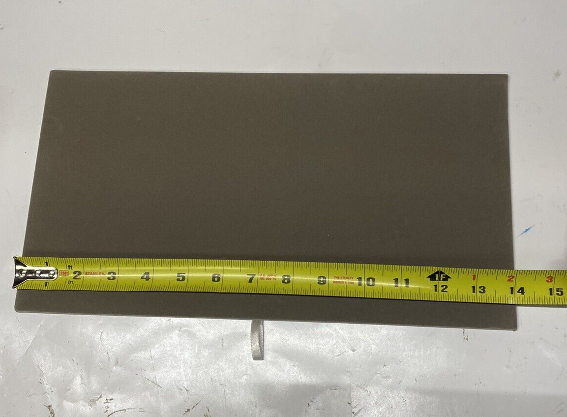 Vintage Gray Velvet Jewelry Display Pad 14" x 7-1/2" NEW OLD STOCK 1/4" Thick