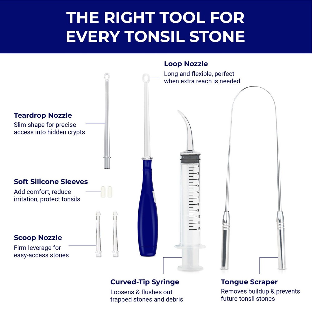 Tonsil Stone Remover - Tonsil Stone Removal Kit - Tonsillolith Remover Tool -...