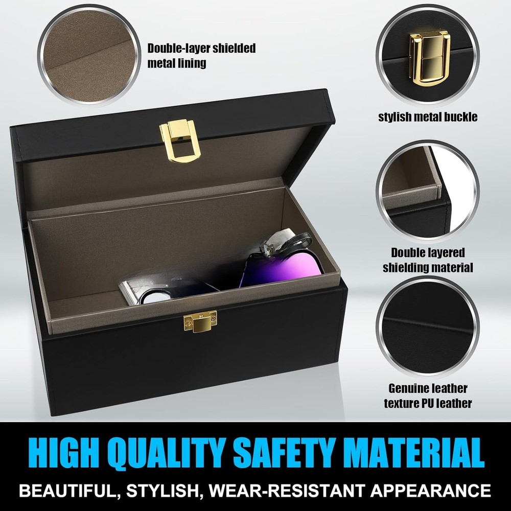 Car key shielding case with storage pouch, keyless remote control