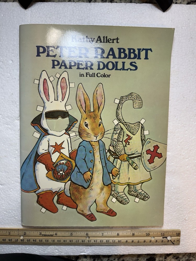 1982 Peter Rabbit Paper Dolls Book