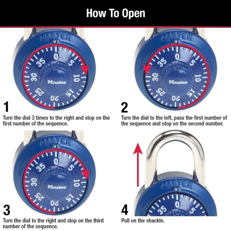 Durable Combination Padlock 2 Pack Keyless Security Lock Anti Shim Technology US