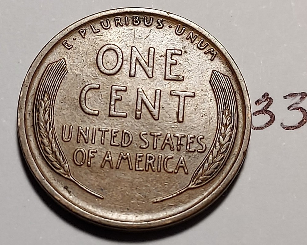 1919 Lincoln Wheat Cent #33