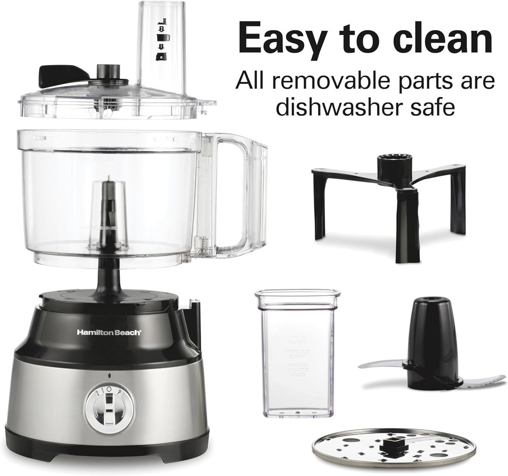 Food Processor & Vegetable Chopper Slicing Shredding Mincing & Puree 10 Cups