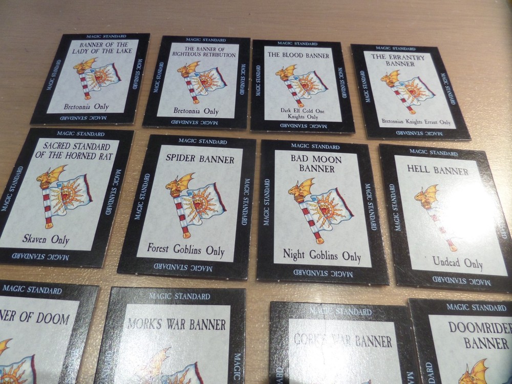 Warhammer Magic Standard Cards x 12