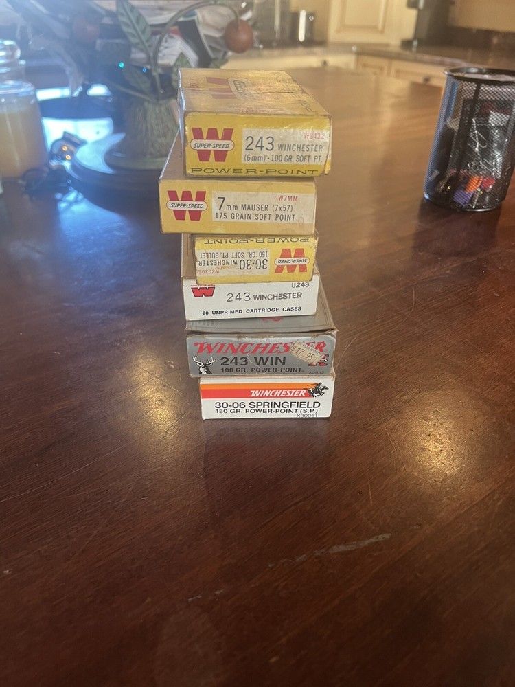 Winchester Antique Ammo Empty Boxes