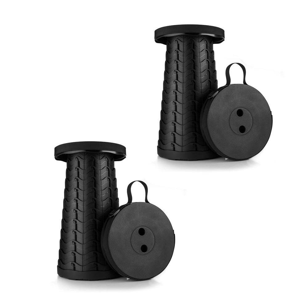 2-Pack Collapsible Stool, Lightweight Yet More Sturdy with Load Capacity 400l...
