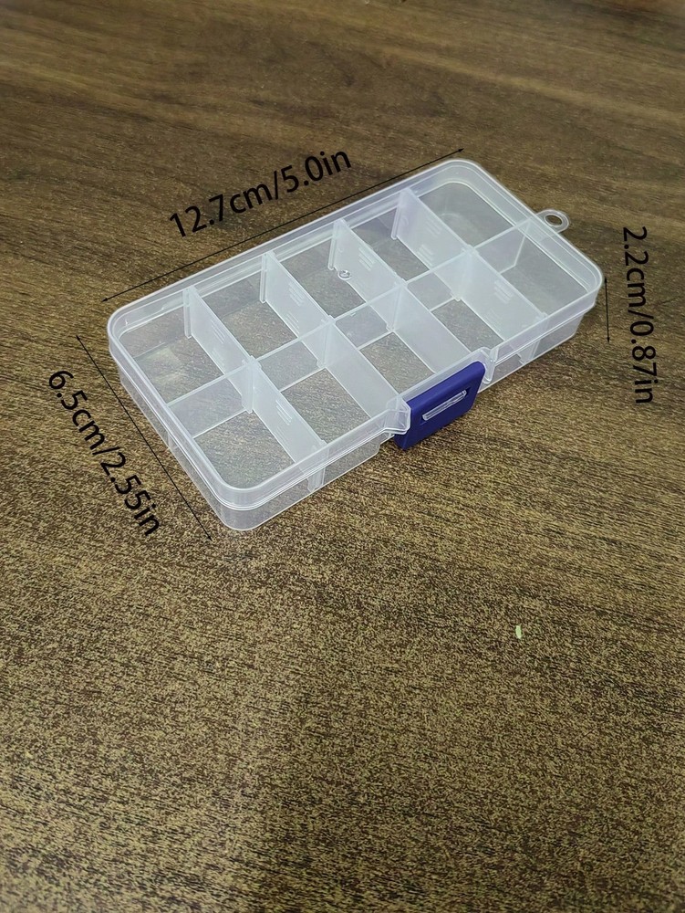 4pc Mini Portable Multi-Compartment Pill Box, Small Pill Case For Outdoor