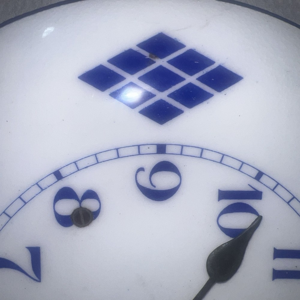 Delft Porcelain Wall Clock