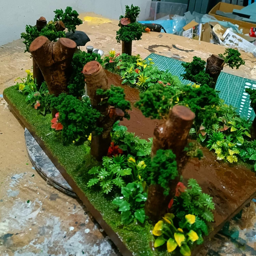 88pcs Model Trees Mixed Miniature Plants Model Train Scenery Architecture Tre...