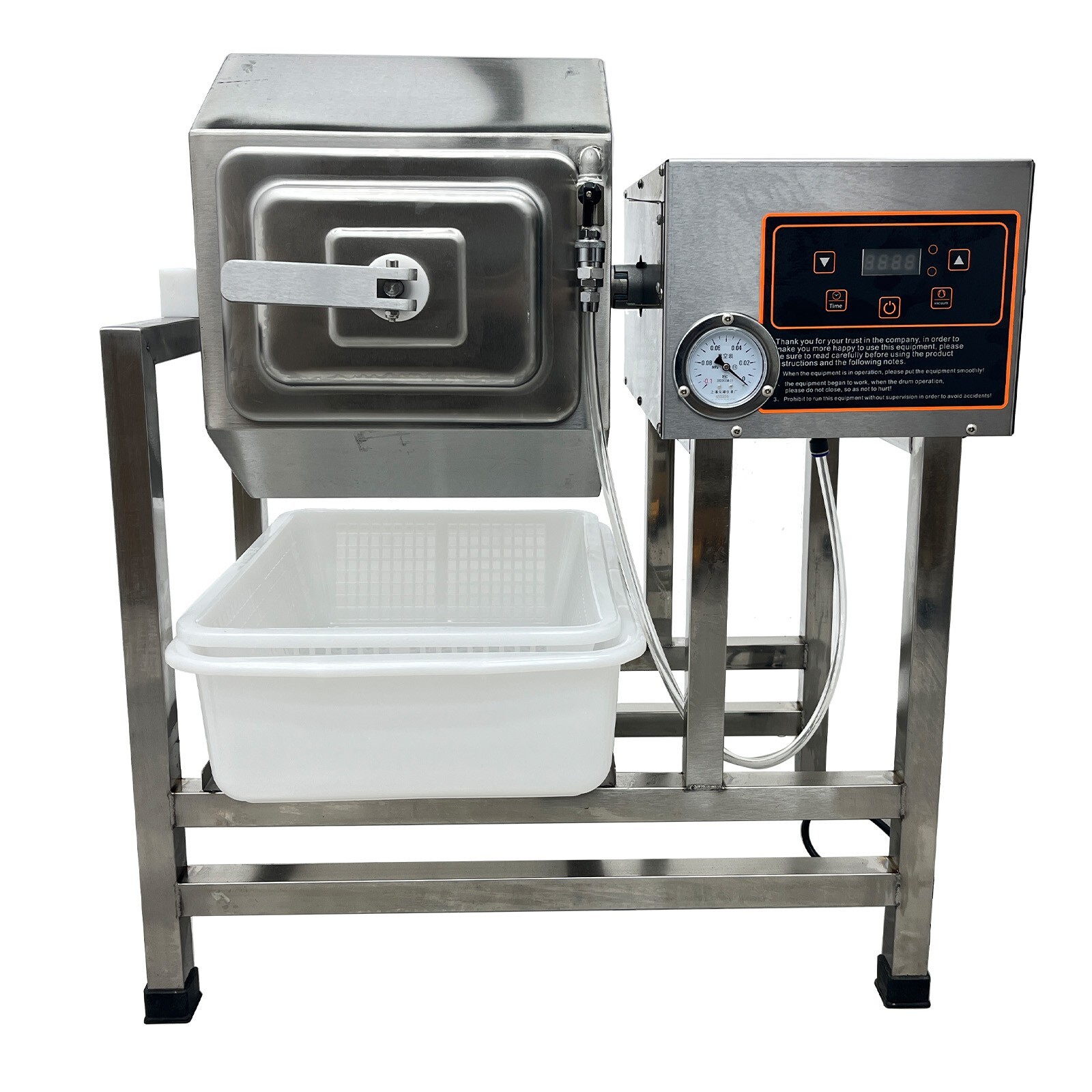 110V 32L Fully Automatic Vacuum Meat Pickling Machine Tumbler Marinator