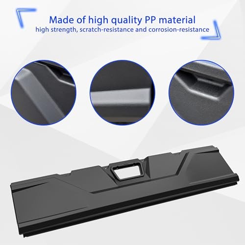 Black Tailgate Outer Panel for Polaris Ranger XP 1000 2017-18/Ranger XP 570