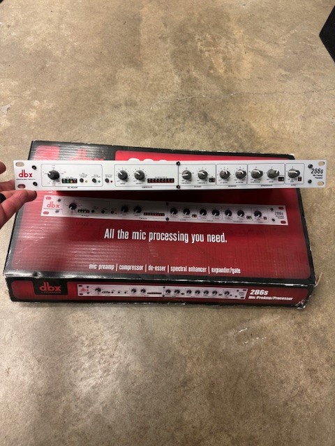 dbx 286s microphone preamp processor