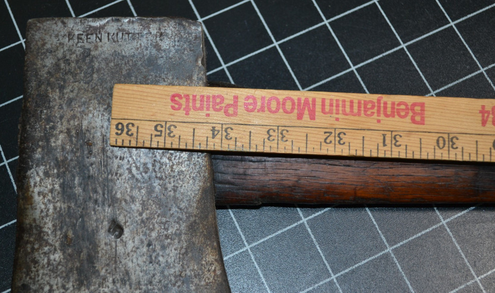 KEEN KUTTER - E. C. SIMMONS - ST. LOUIS - EARLY SINGLE BIT AXE
