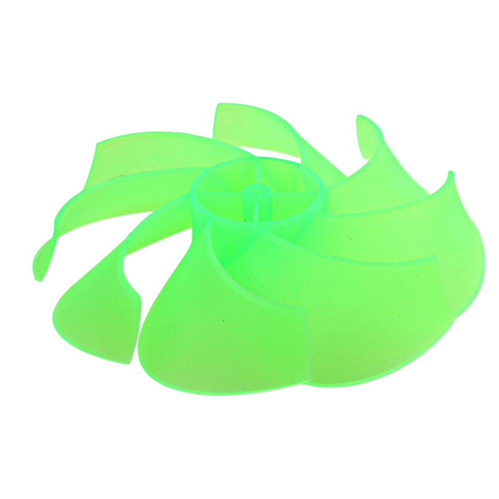 For DC Motor Compatible 8 Leaf Fan Blades 2pcs for Wind Power Projects