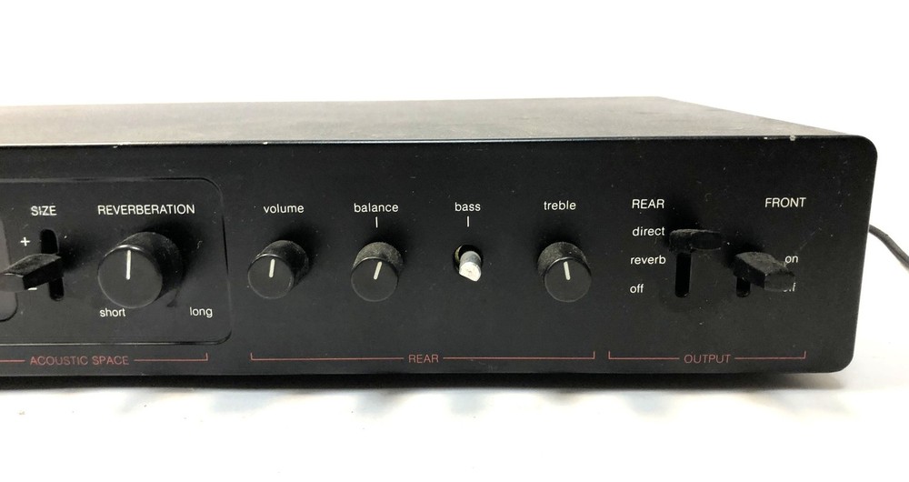 Advent SoundSpace Control 500 Reverb Processor Vintage Audio Effect Unit Tested