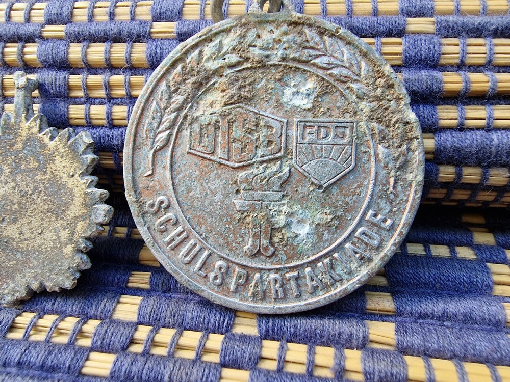 WW2 Original German Badges Front Item Relic.