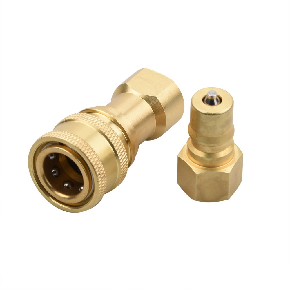 2PCS Easy Install 1/4" Quick Disconnect Coupler For Carpet Cleaning Extractor