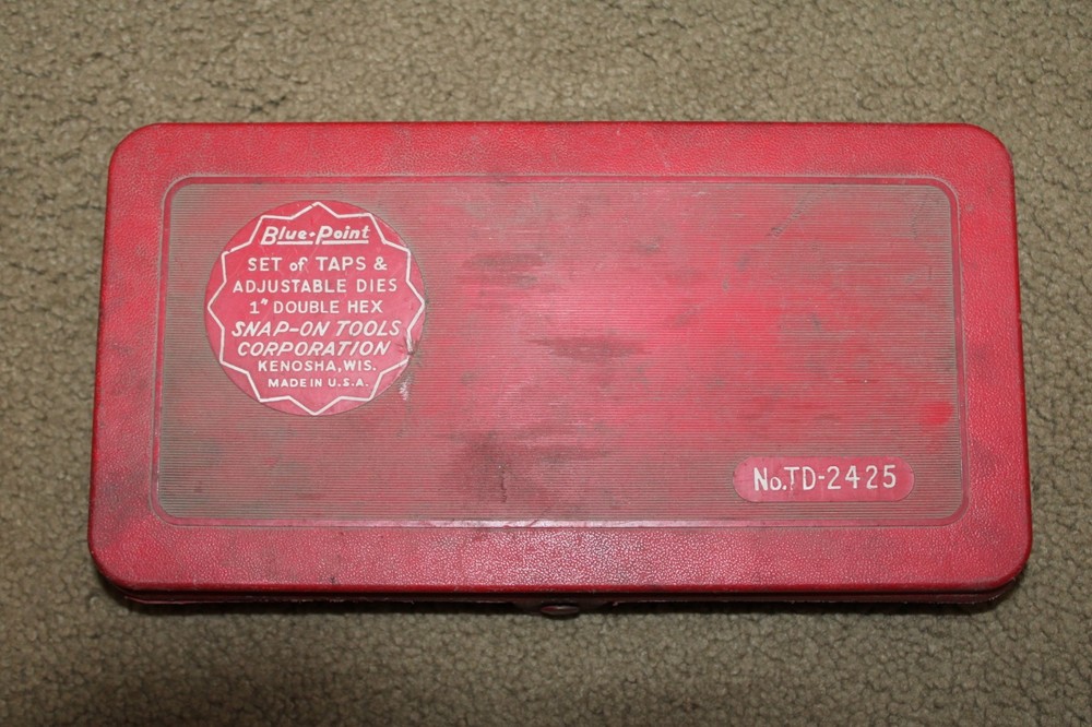 Snap On/Blue Point TD-2425 Tap Die Set. SAE