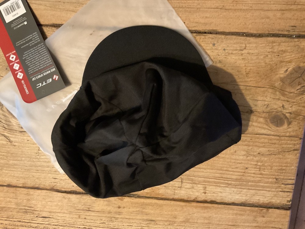 Etc winter cycling cap black new