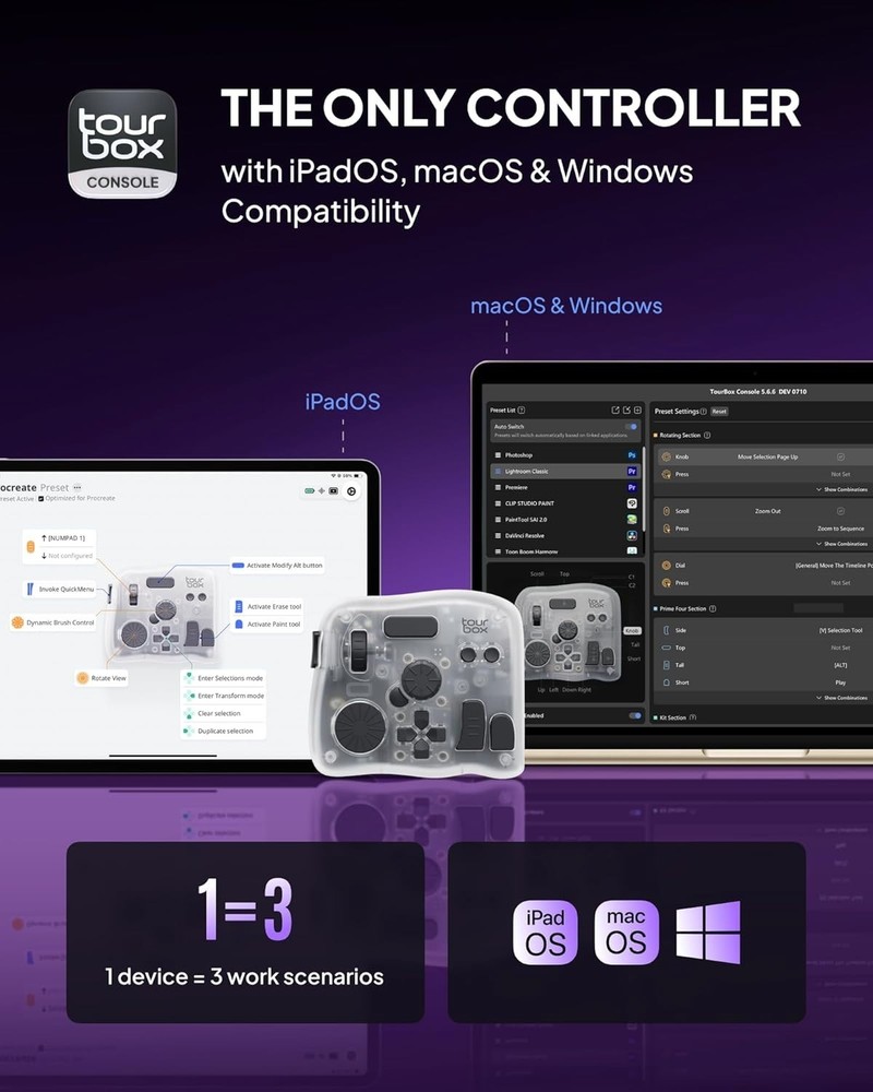 TOURBOX Elite Plus Creative Console