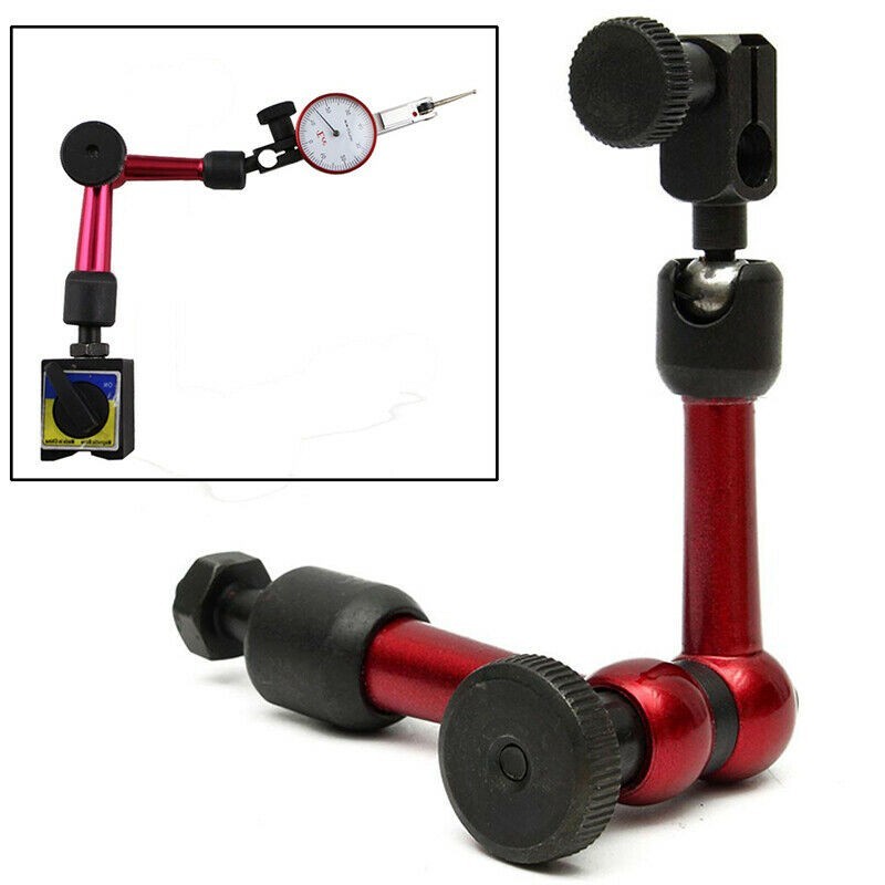 Magnetic Base Holder Stand for Dial Indicator Gauge with Adjustable Positioning
