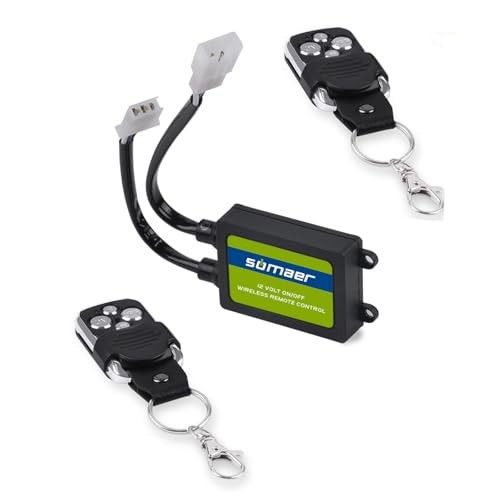 Wireless Remote Control Switch for LED Light Bar Relay two keys remote control