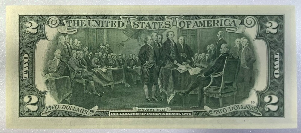 Great Gifts - 2017 2 Dollar Bills (1) First Notes - "HIGH QUALITY" Uncirculated