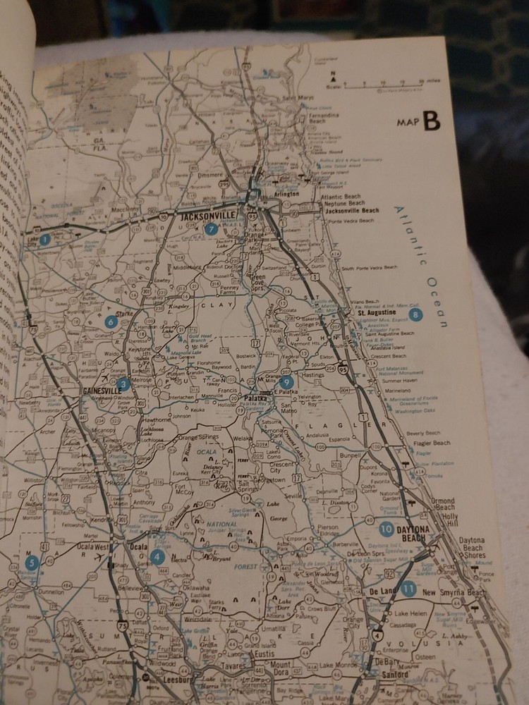 Rand McNally Guide Florida 1968