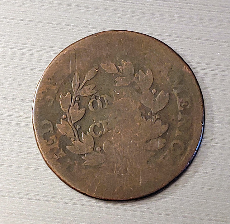 "IPA" ? Counter Stamped 1803 Draped Bust Large Cent - C8642