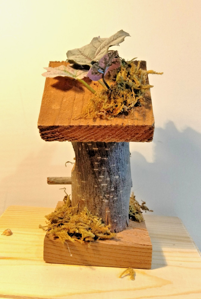 Handcrafted Whimsical Decorative Birdhouse 5"