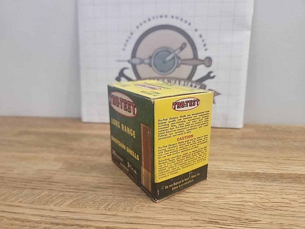TRU-TEST 20GA SHOT SHELL LONG RANGE BOX EMPTY