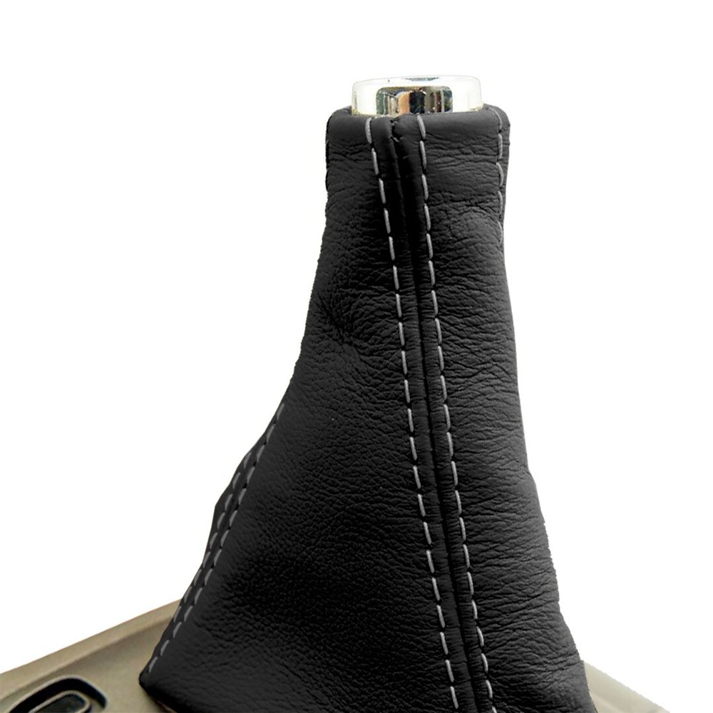 Fits 03-09 Lexus GX470 Leather Automatic Shift Boot Gray Stitch
