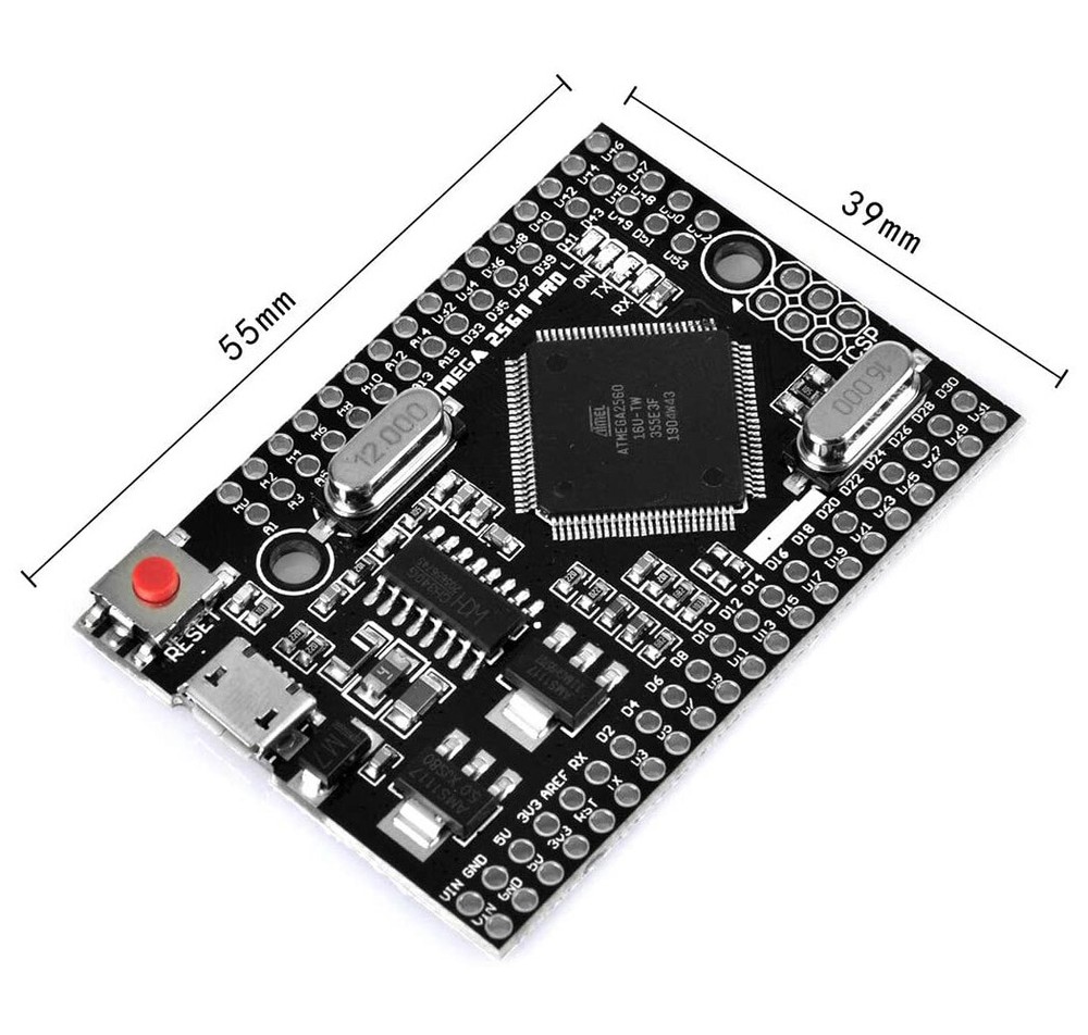 MEGA2560 PRO MINI ATmega2560-16AU CH340G Development Board
