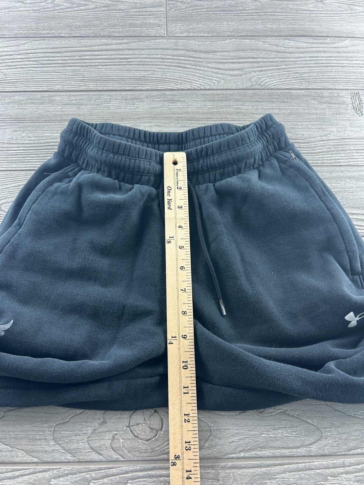 Under Armour "Property of Iron Paradise" Women's Small Black Joggers Graphic