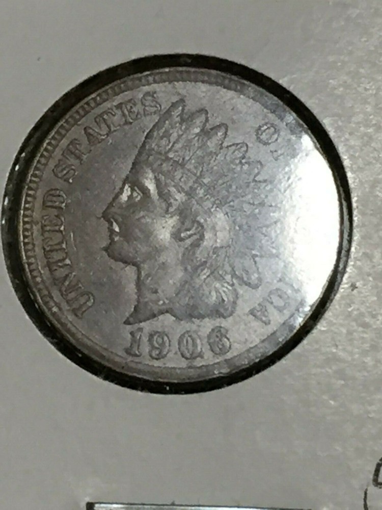 1906 INDIAN HEAD CENT  BU  With BROWN MINT LUSTER coin