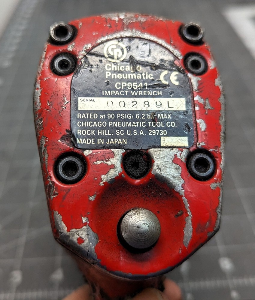 ½” Pneumatic Impact Wrench Chicago Pneumatic CP9541 TESTED WORKING PULL [B6BB]