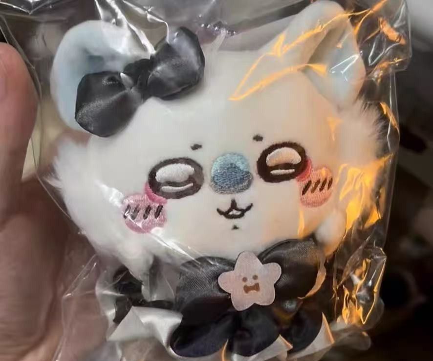 Chiikawa Super Magical Bad Version Plush Momonga Mascot Keychains