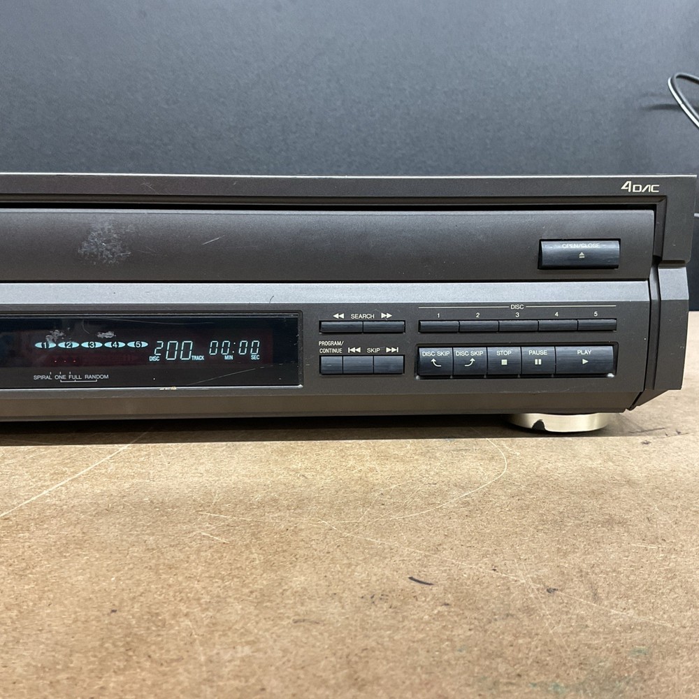 Technics Multi Compact Disc Player SL-PD607 MASH - Tested Working No Cable