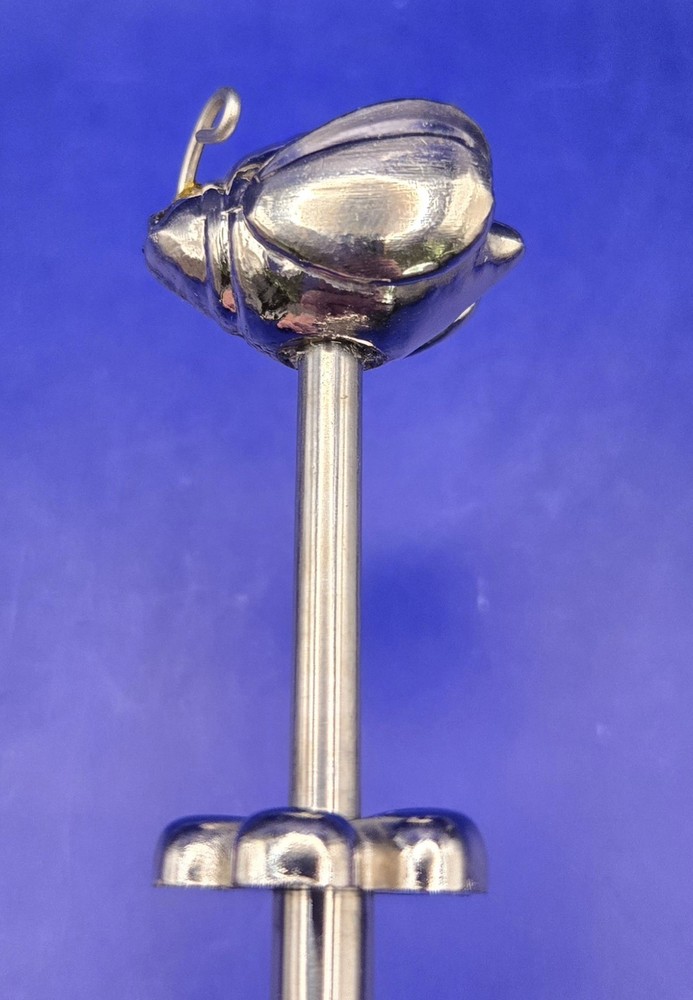 Vtg Bee Theme Spring Loaded Tea Infuser/Strainer ~ Stainless Steel *UNIQUE* 🐝🍵