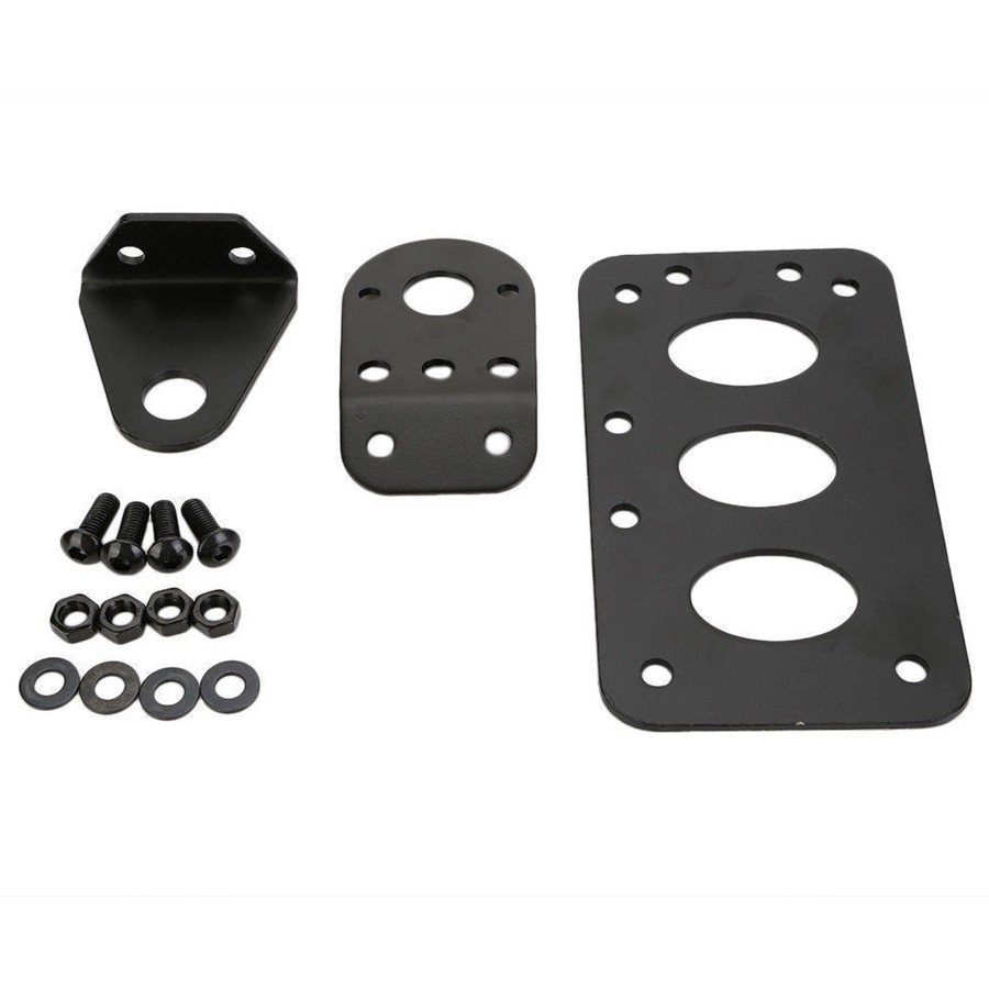 Motorcycle Side Mount License Plate Bracket Holder For Harley Touring Road King