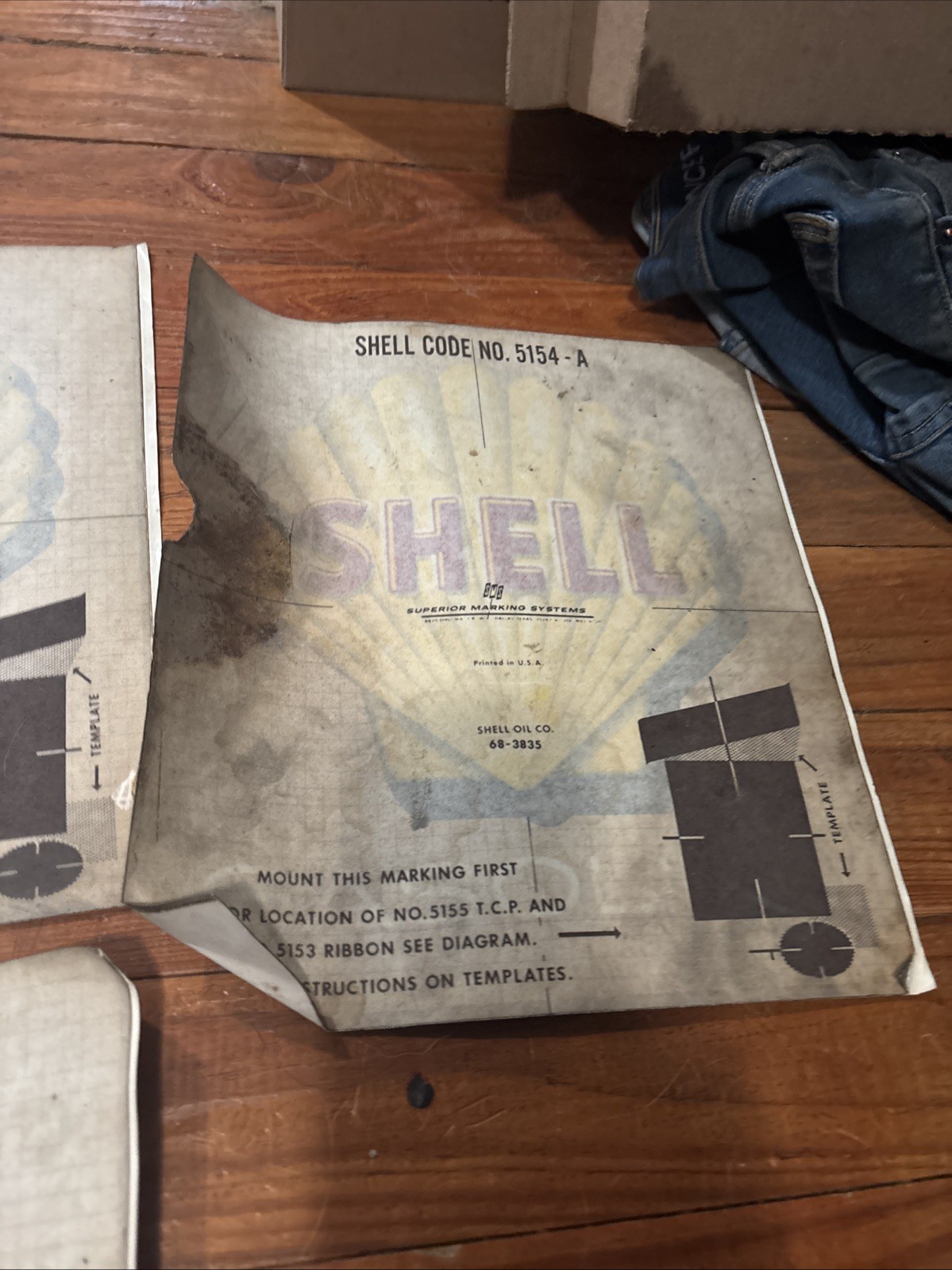 Vintage Gasoline Sticker Lot 1970s