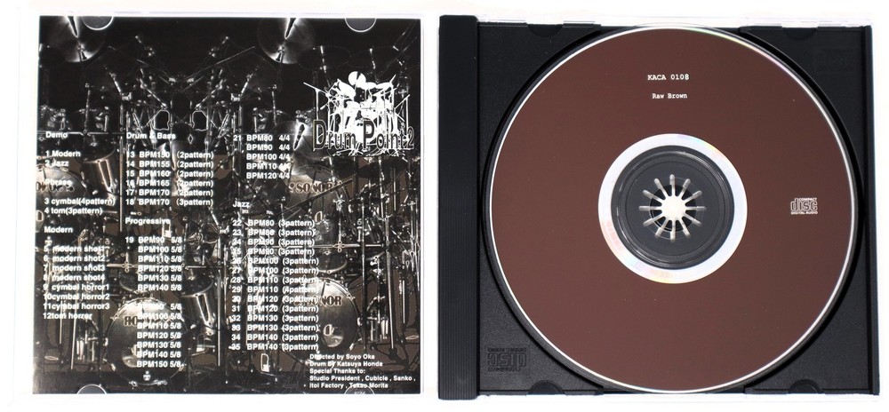 Kaeru Cafe Drum Point 2 Sample Library/Sound Library/Sampling CD 1990s