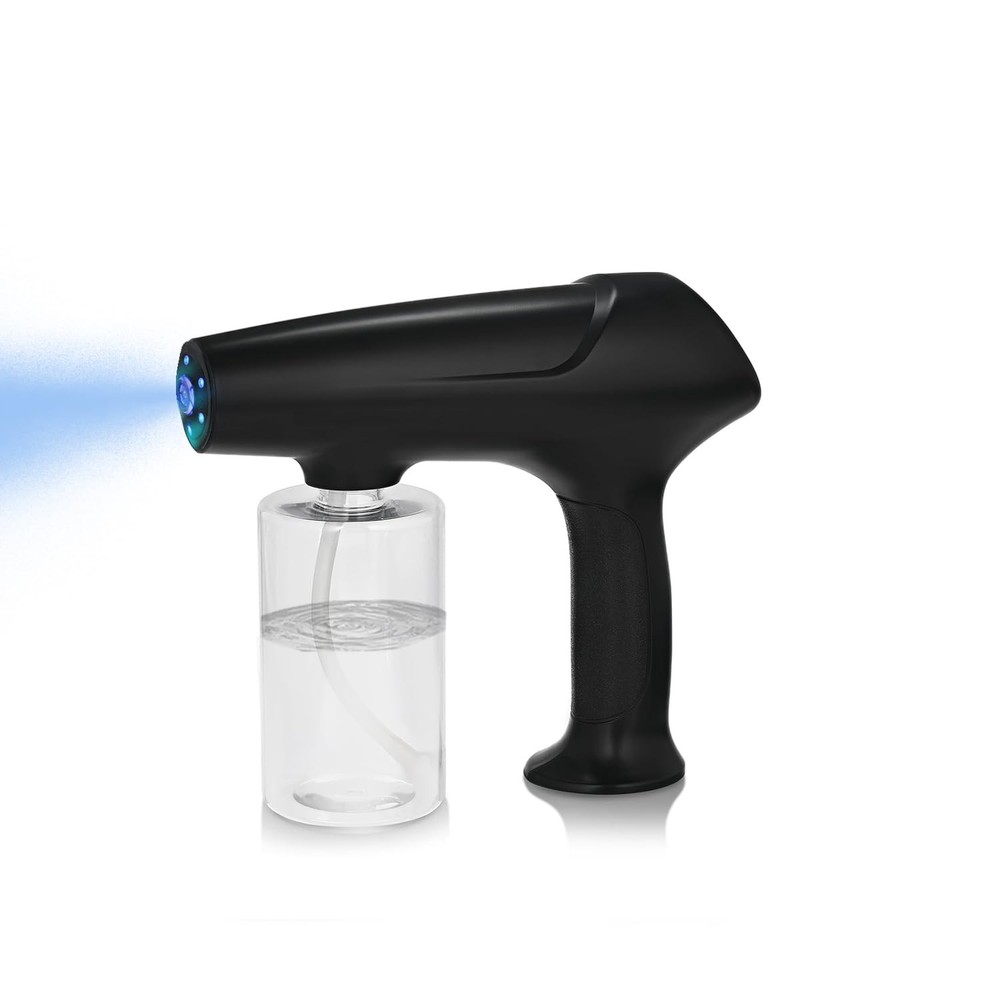 Barber Spray Bottle with Blue Light, Rechargeable Electrostatic Atomizer Spra...