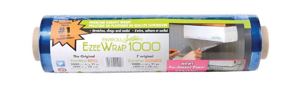 E-Zee Wrap Plastic Wrap Refill 1000 Ft. Roll (305 Meter)