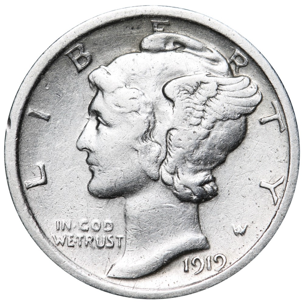 1919 Mercury Dime Better Grade Nice Coin!