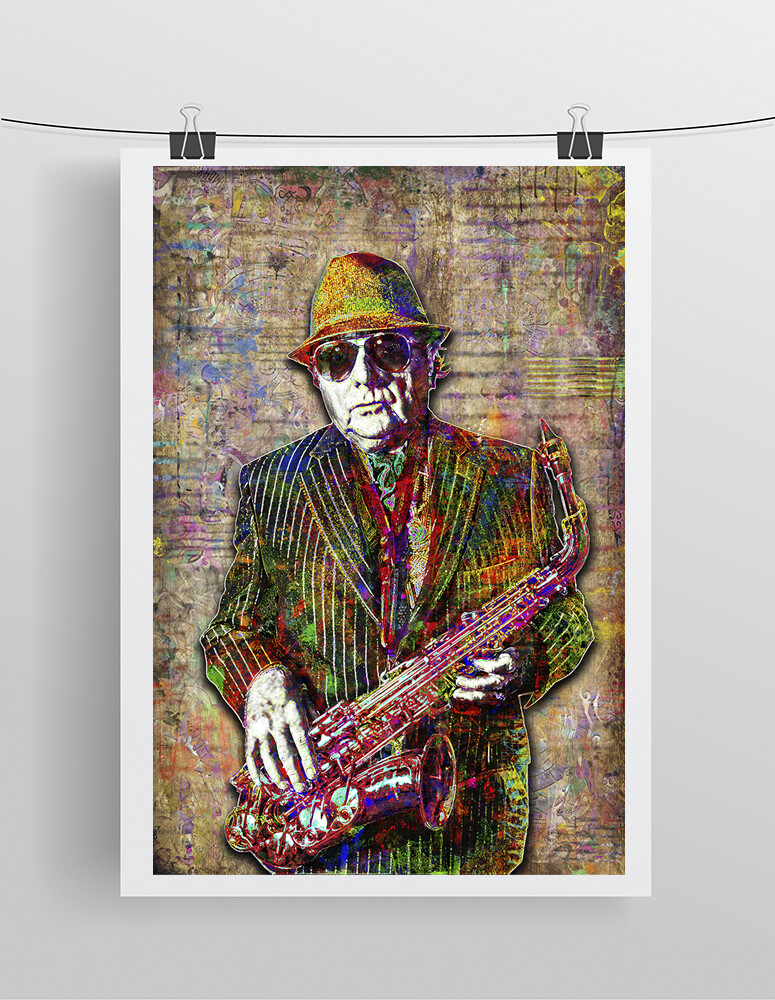 Van Morrison 13x19in Poster, VAN MORRISON Music Print Art Free Shipping US
