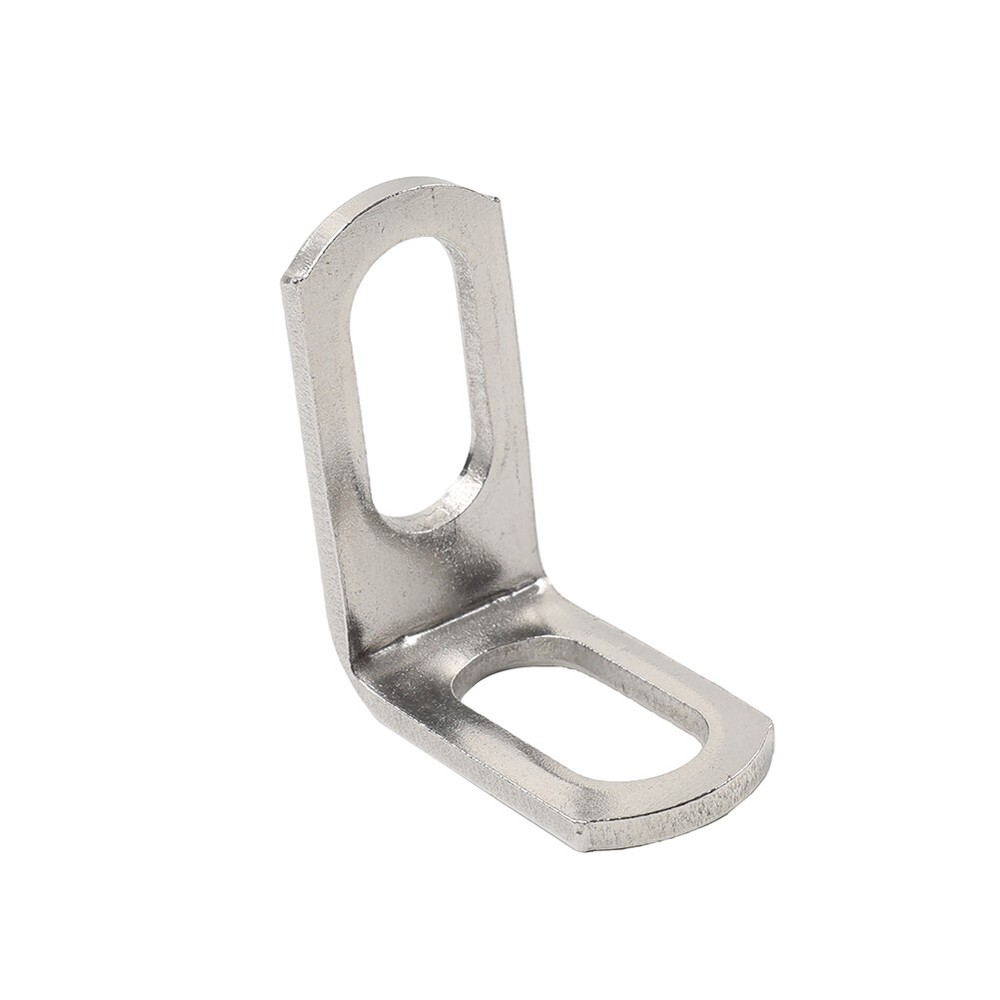 Motorcycle Universal Exhaust Pipe Fixed Clamp Bracket L-Shaped Mounting